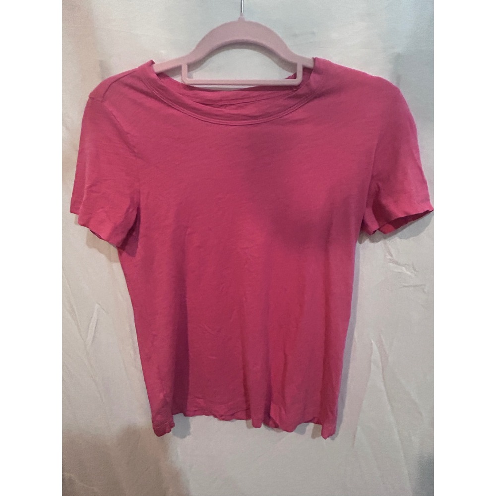 LOFT Soft Pink Crew Neck Short Sleeve T Shirt Top Size XS‎